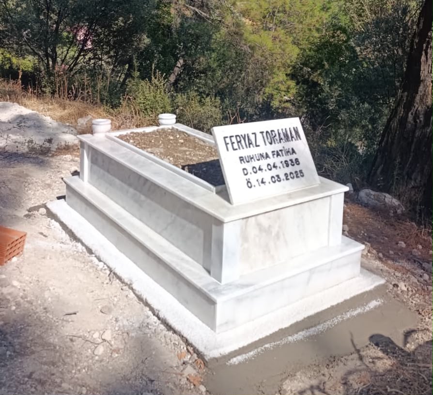 Muğla Mermer Mezar Taşı